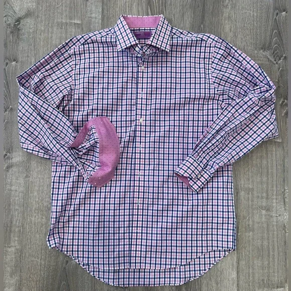 Lorenzo Uomo | Shirts | Lorenzo Uomo Mens Button Down Dress Shirt Trim Fit  | Poshmark